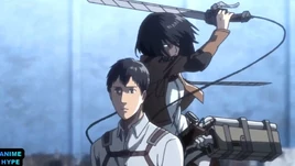 Bertolt and Mikasa