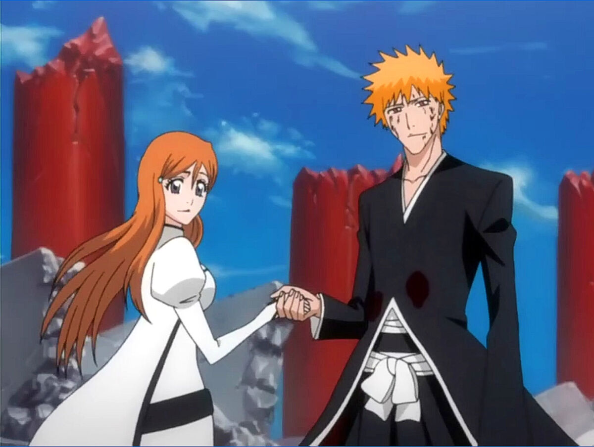 На ком женился ичиго Ичиго Куросаки (Ichigo Kurosaki), Inoue Orihime page 24 Zerochan Anime Image B
