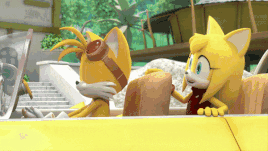 SonicBoom Zooey kisses Tails