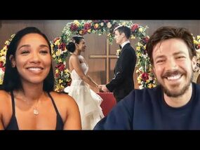 The Flash- Watch Grant Gustin ASK Candice Patton if WestAllen Should Renew Their Vows in Season 7!