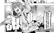 Hifumi blushing over doppo