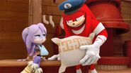 SonicBoom Knuckles offering pillow