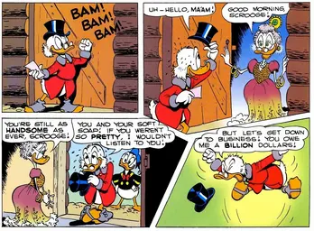 Scrooge and Goldie reunite after fifty years.