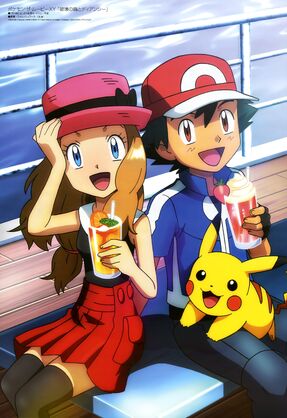 Amourshipping ash and Serena alola  Pokemon, Pokemon sun, Pokemon ash and  serena