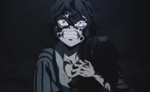 Gyutaro crying