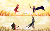 Artwork by Thevarnese on Pixiv