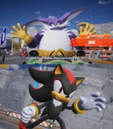 Shadow rechaza la invitación de Big a pescar.