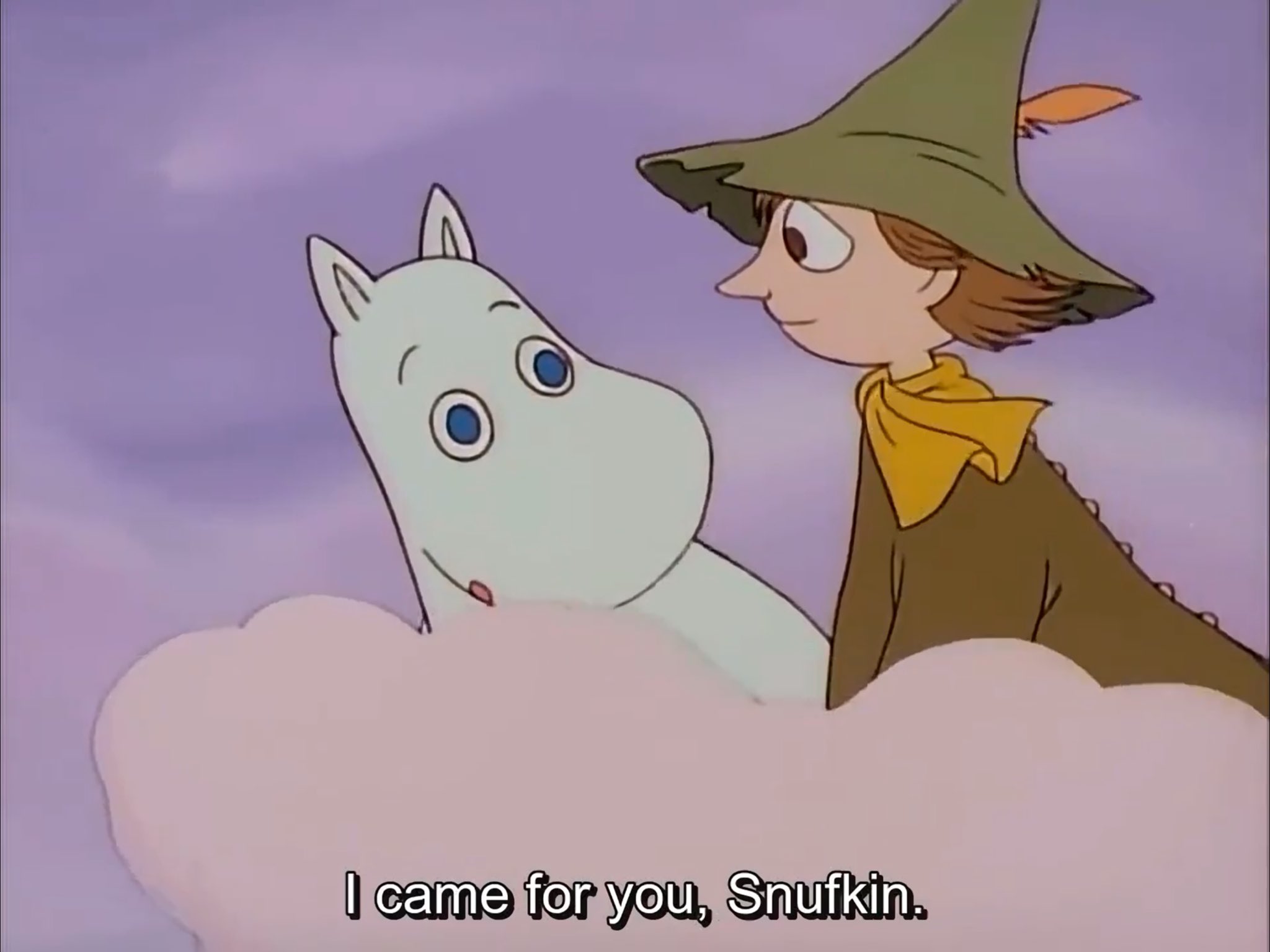 Moomin and Snufkin