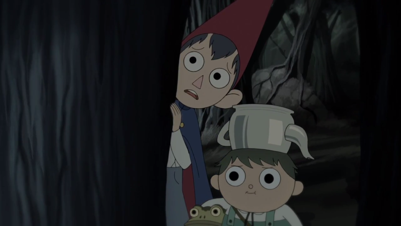 Over The Garden Wall- Wirt, Greg, Beatrice, and The Beast Coffee Mug by  merrigel