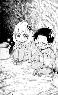 DamiAnya holding hands