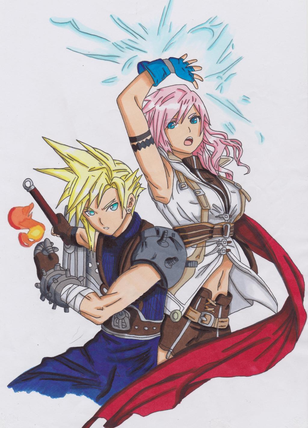 final fantasy cloud vs lightning