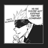 Gojo notices Sukuna and Yuji have combined