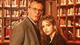 Giles and buffy