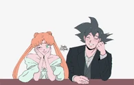 Goku x serena tsukino by gosaginay detd4yv-pre.jpg (78 KB) Art by Gosaginay