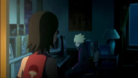 Sarada tries to console Boruto about Naruto's absence