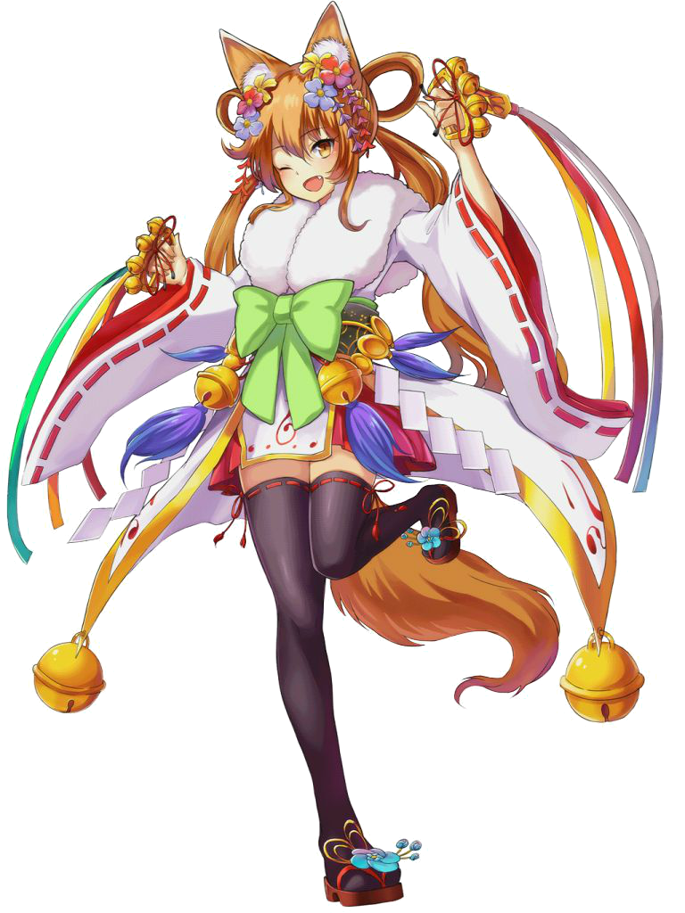轻盈的狐狸巫女狐铃 白貓project Wiki Fandom