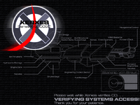 Ship schematics seen on CD-ROM Verification Screen