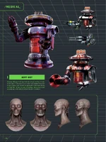 Unused Serv-Bot and Humanoid Mutant Variants