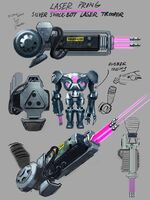 Silver Shock-Bot Laser