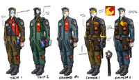 Crew Uniforms (Tech, Ops, Engineering)