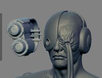 Cyborg Drone Head