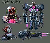 Cyborg Warrior Concept