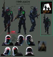 Cyborg Assassin Concept