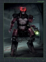 Unused Cyborg Commander Concept