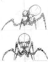 Concept sketch of an Arachnid
