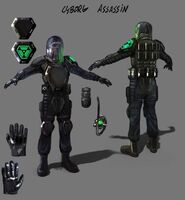 Cyborg Assassin Concept