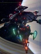 An early version of the laser in the remake.