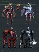 Unused Mutant and Cyborg Concepts