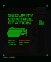 A remastered version of the Security Computer from the System Shock 2 Texture Upgrade Project mod (SHTUP)