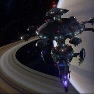 An early version of the laser in the remake.