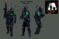 Tri-Op Special Forces/Cyborg Assassin Concept