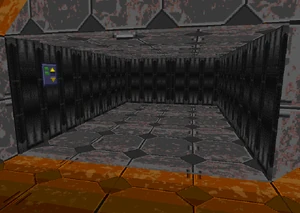 Freight Elevator opened