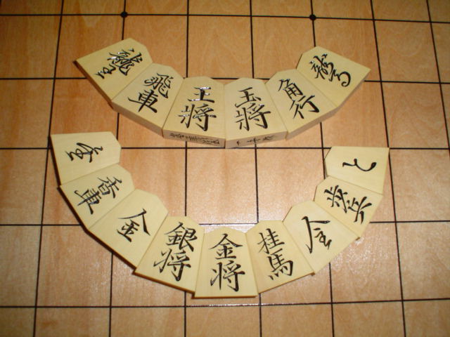 Characteristic mobements of pieces on Shogi board