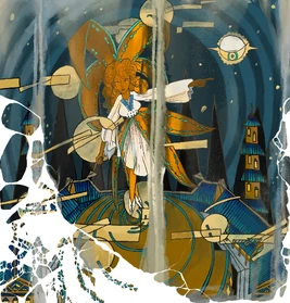 在发现的Droba降临在弹簧神殿的壁画。该壁画原隐藏在村落房屋的夹层，在中意外被发现。
