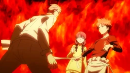 Sōma tempts Shinomiya (anime)