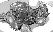 Bûche de Noël as depicted in the manga