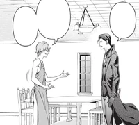 Satoshi faces Azami and asked the reason for his arrival