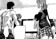 The Polar Star and co spectating the Shokugeki