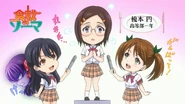 Madoka being interviewed by Urara & Yua. (Episode 23)