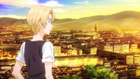 Takumi goes back to Italy (anime)