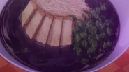 Jet Black Curry Laksa as depicted in the anime