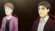 Hiroi & Endo observing the Regimental Shokugeki. (Episode 59)