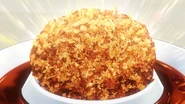Close-up of Mincemeat Katsu (Anime)