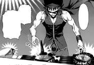 Ryo with his rice and bread dough.png (282 KB) Ryō prepares his dish as he faces off with Rentarō. (Chapter 155)