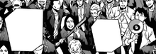 Etsuya's lackeys demanding the dorm members to make an exit