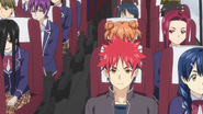 Soma on the bus heading towards the first exam. (Episode 51)